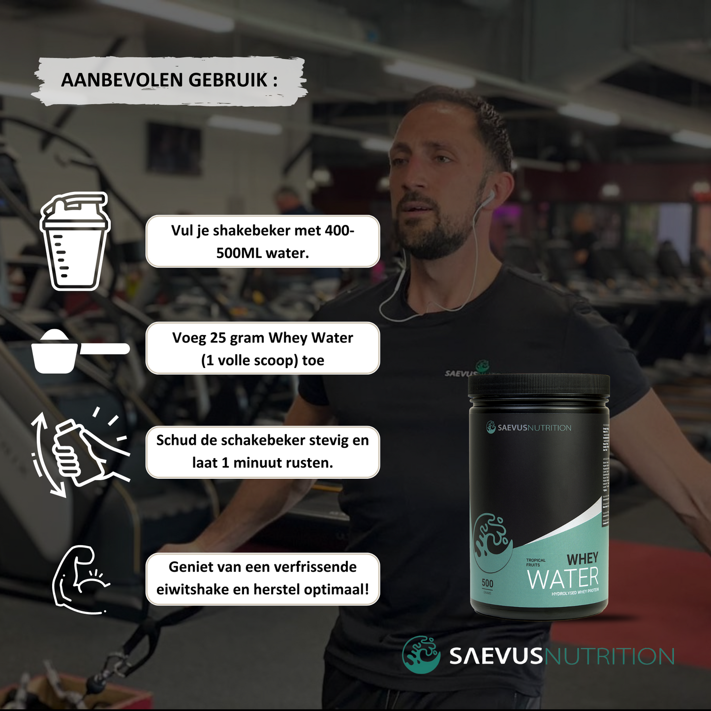 aanbevolen gebruik whey water